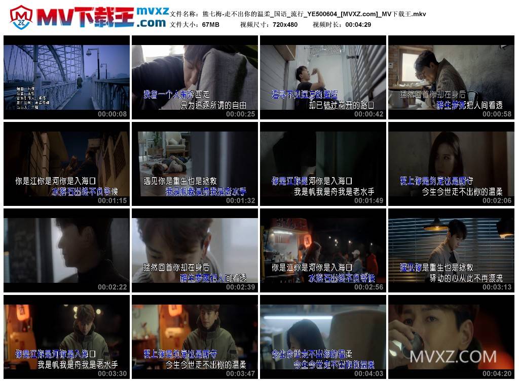 熊七梅-走不出你的温柔_国语_流行_YE500604